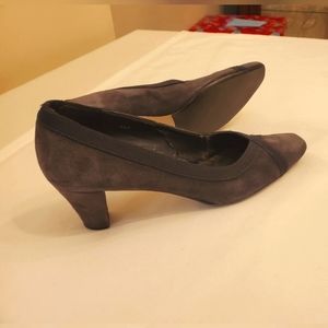 Blue Suede Pumps